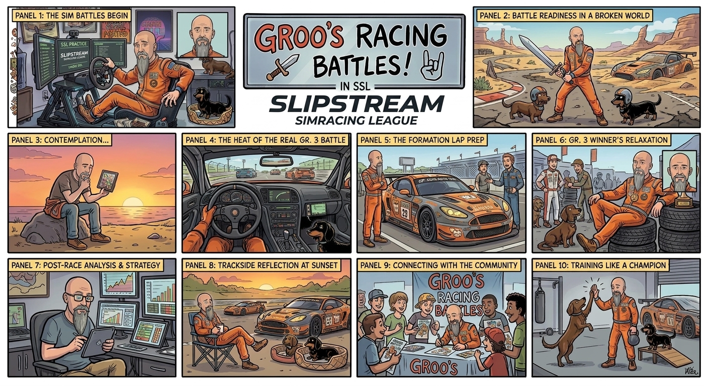 Groo Racing Battles Comic Storyboard