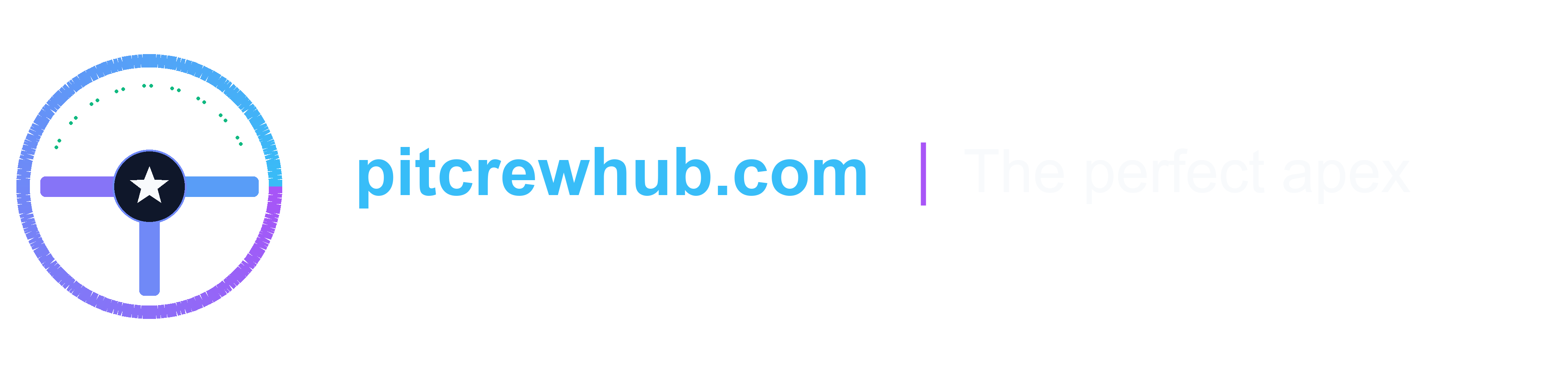 pitcrewhub.com Slogan Logotype